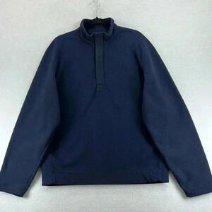 GAP Men’s Fleece 1/4 Zip Pullover Size Large Navy